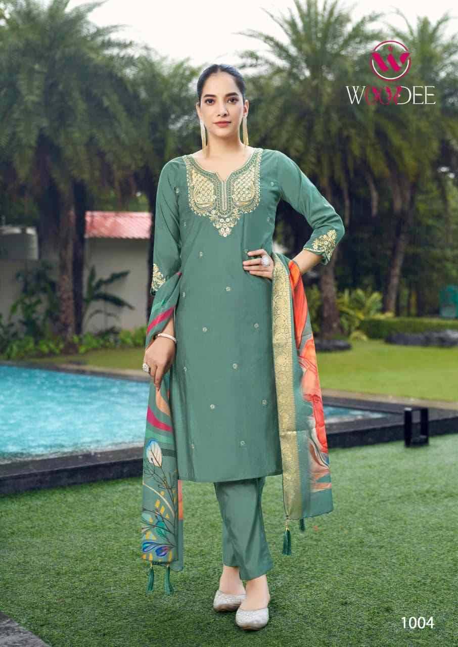 Heer By Woodee 1001 To 1006 Series Designer Stylish Fancy Colorful Beautiful Party Wear & Ethnic Wear Collection Premium Viscose Dresses At Wholesale Price