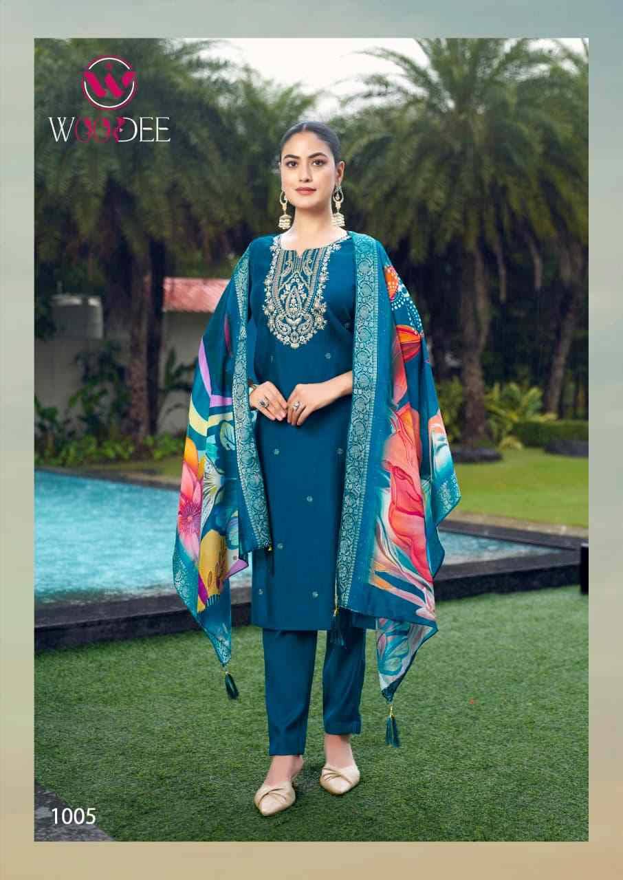 Heer By Woodee 1001 To 1006 Series Designer Stylish Fancy Colorful Beautiful Party Wear & Ethnic Wear Collection Premium Viscose Dresses At Wholesale Price