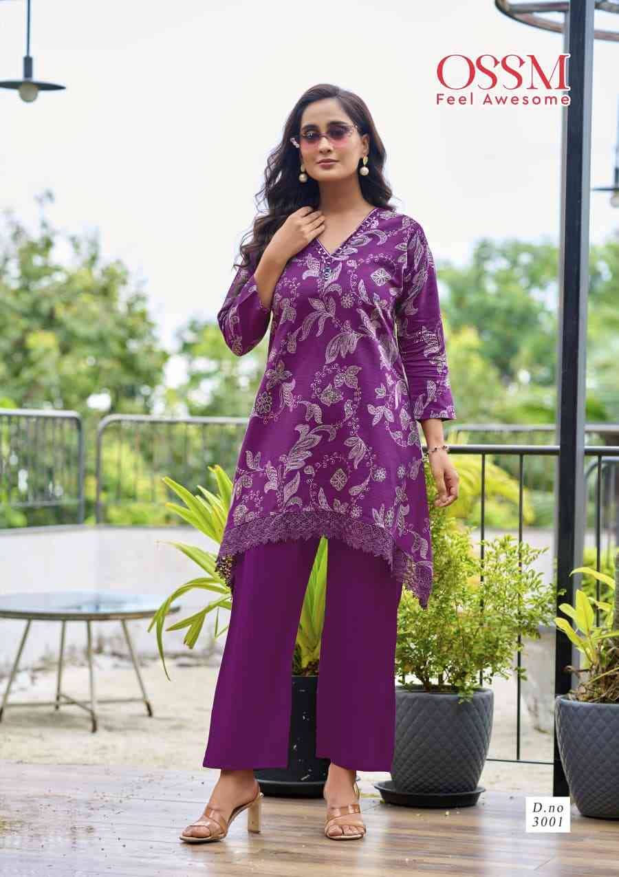 Lifestyle Vol-3 By Ossm 3001 To 3006 Series Designer Stylish Fancy Colorful Beautiful Party Wear & Ethnic Wear Collection Vetican Silk Co-Ord At Wholesale Price