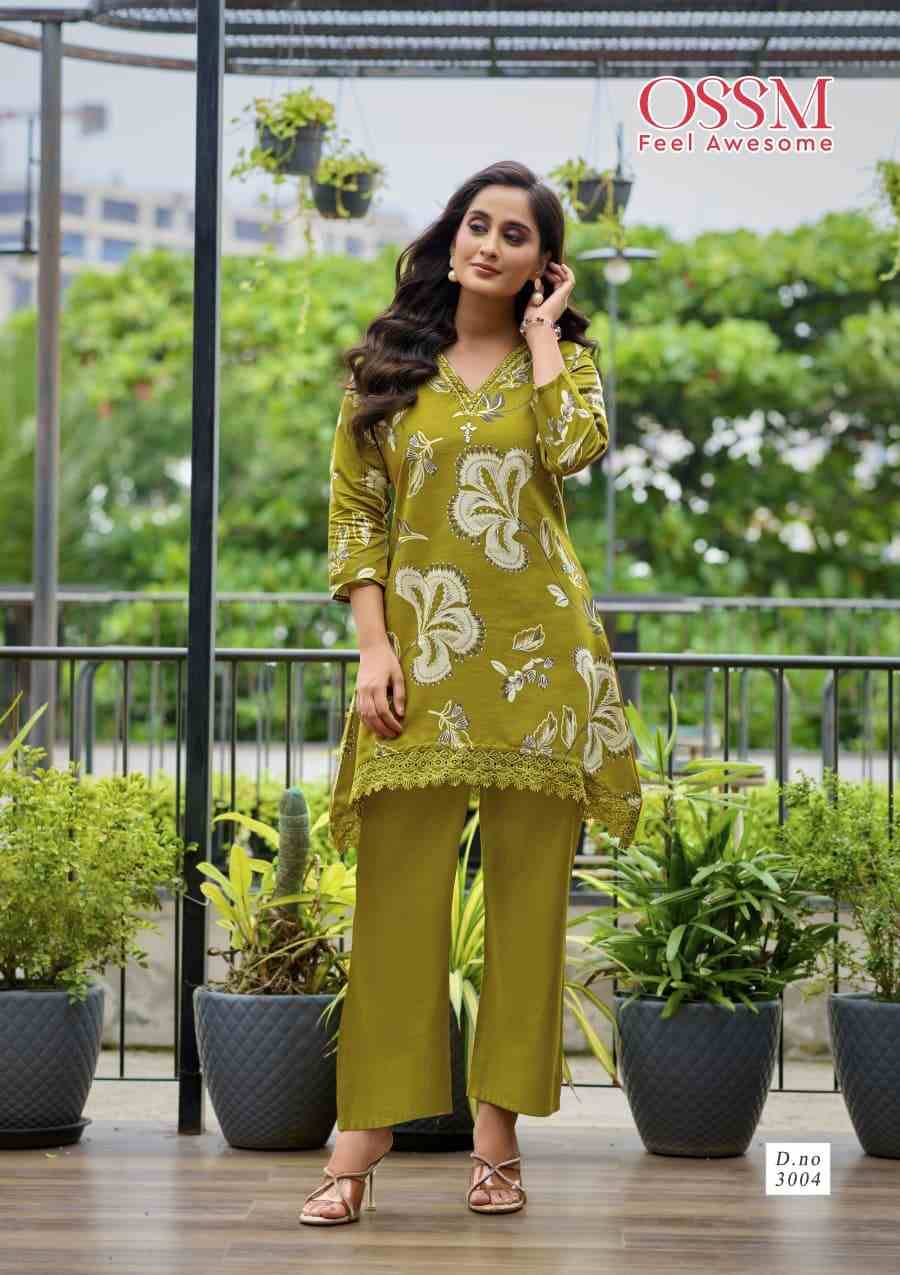 Lifestyle Vol-3 By Ossm 3001 To 3006 Series Designer Stylish Fancy Colorful Beautiful Party Wear & Ethnic Wear Collection Vetican Silk Co-Ord At Wholesale Price