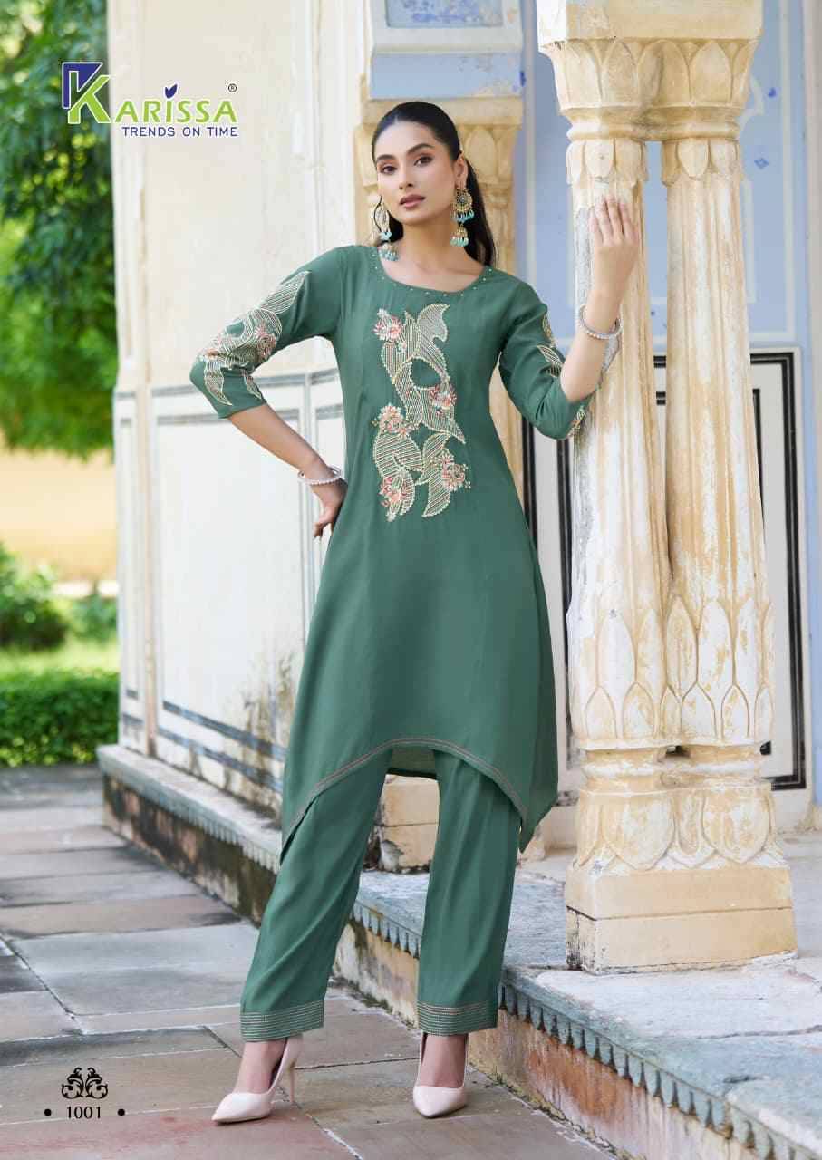 Lakshara By Karissa 1001 To 1004 Series Designer Stylish Fancy Colorful Beautiful Party Wear & Ethnic Wear Collection Soft Viscose Co-Ord At Wholesale Price