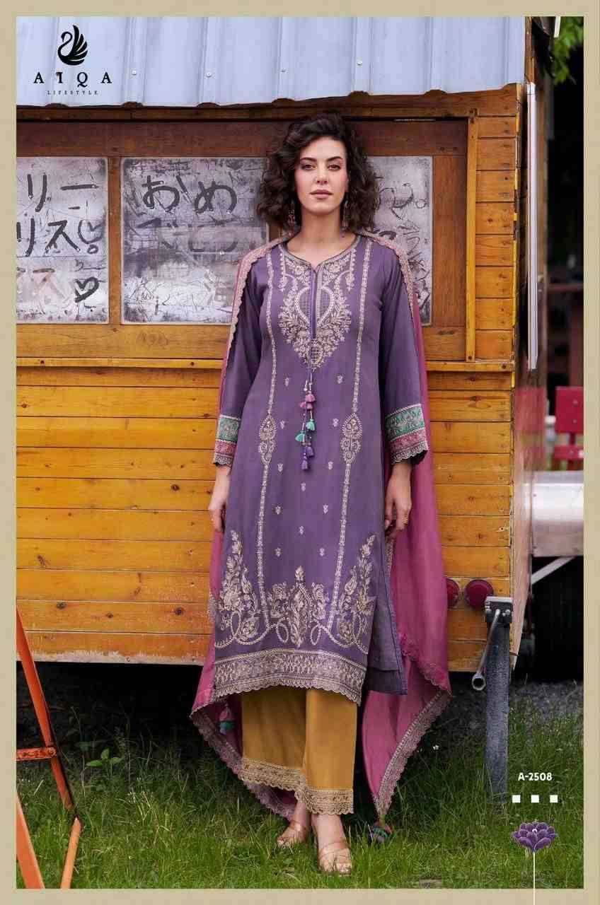 Weaves By Aiqa 2507 To 2512 Series Beautiful Festive Suits Colorful Stylish Fancy Casual Wear & Ethnic Wear Pure Viscose Pashmina Dresses At Wholesale Price