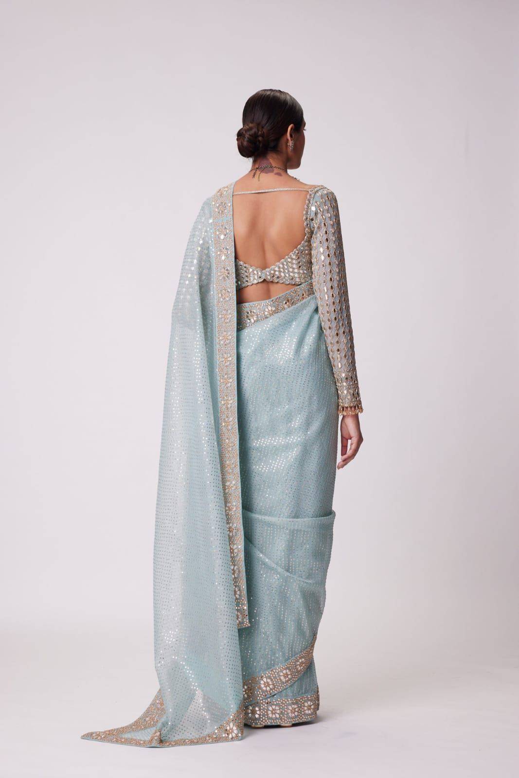 Vs-Shivangi By Fashid Wholesale Indian Traditional Wear Collection Beautiful Stylish Fancy Colorful Party Wear & Occasional Wear Faux Georgette Sarees At Wholesale Price