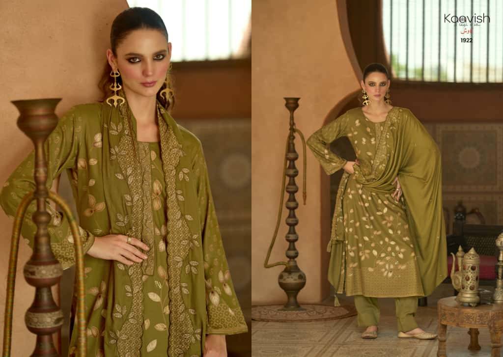 Kanika By Kaavish 1921 To 1924 Series Beautiful Festive Suits Colorful Stylish Fancy Casual Wear & Ethnic Wear Pure Viscose Pashmina Dresses At Wholesale Price