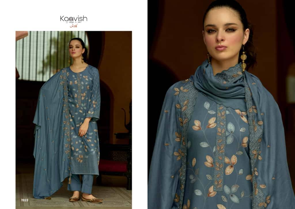 Kanika By Kaavish 1921 To 1924 Series Beautiful Festive Suits Colorful Stylish Fancy Casual Wear & Ethnic Wear Pure Viscose Pashmina Dresses At Wholesale Price