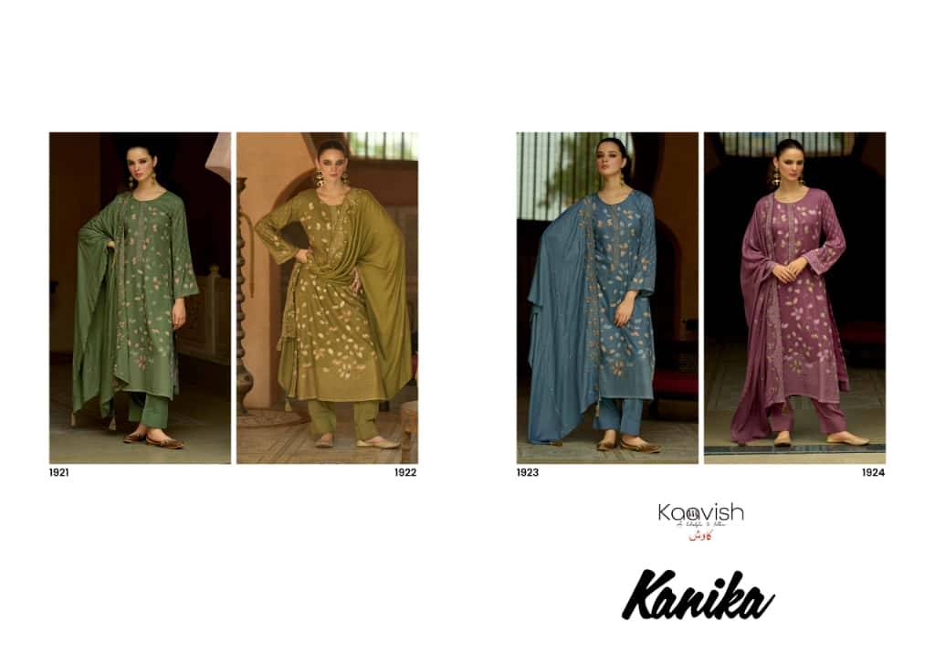 Kanika By Kaavish 1921 To 1924 Series Beautiful Festive Suits Colorful Stylish Fancy Casual Wear & Ethnic Wear Pure Viscose Pashmina Dresses At Wholesale Price