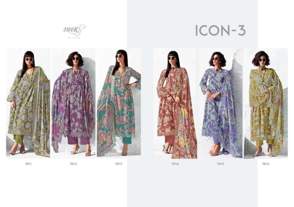 Icon Vol-3 By Kimora Fashion 9811 To 9816 Series Designer Festive Suits Collection Beautiful Stylish Fancy Colorful Party Wear & Occasional Wear Pure Burberry Dresses At Wholesale Price