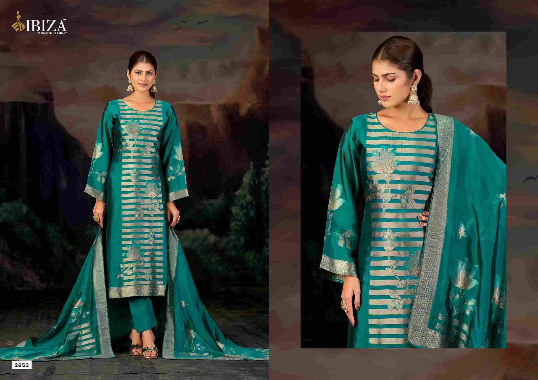Elle By Ibiza 2651 To 2654 Series Beautiful Festive Suits Colorful Stylish Fancy Casual Wear & Ethnic Wear Pure Bangalori Silk Jacquard Dresses At Wholesale Price