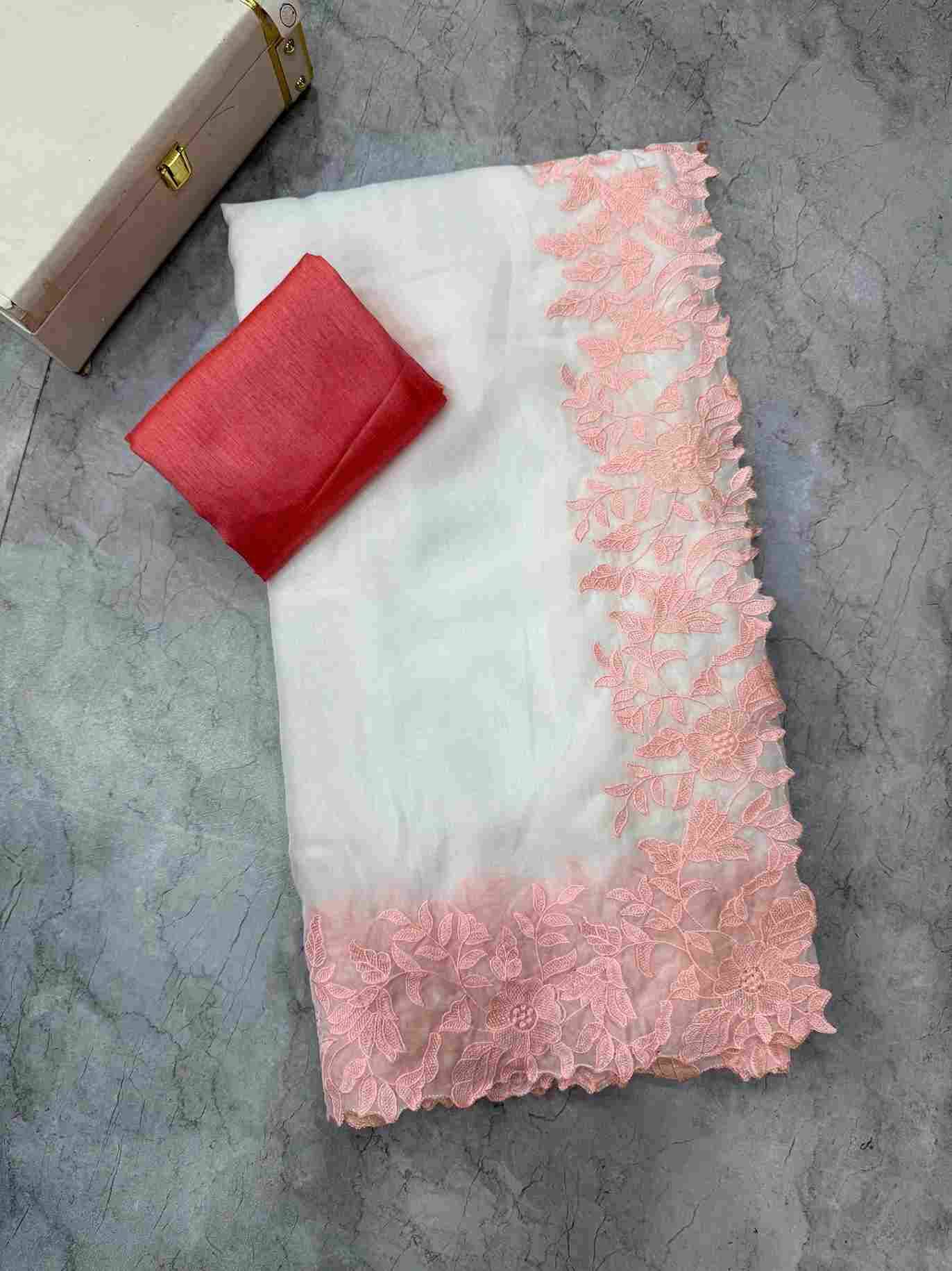 Vs-Tina By Fashid Wholesale 01 To 05 Series Indian Traditional Wear Collection Beautiful Stylish Fancy Colorful Party Wear & Occasional Wear Tabby Organza Sarees At Wholesale Price
