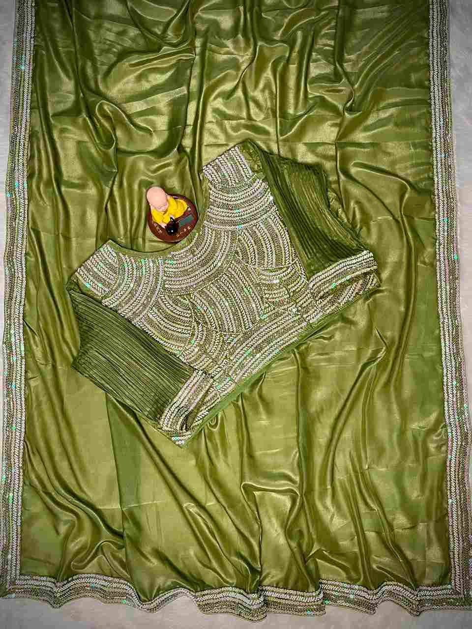 Vs-Sharini By Fashid Wholesale 01 To 05 Series Indian Traditional Wear Collection Beautiful Stylish Fancy Colorful Party Wear & Occasional Wear Heavy Chocolate Georgette Sarees At Wholesale Price