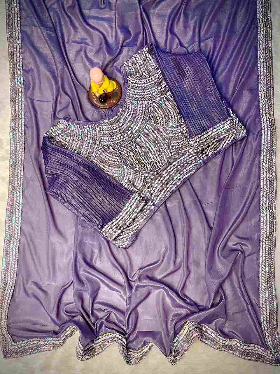 Vs-Sharini By Fashid Wholesale 01 To 05 Series Indian Traditional Wear Collection Beautiful Stylish Fancy Colorful Party Wear & Occasional Wear Heavy Chocolate Georgette Sarees At Wholesale Price