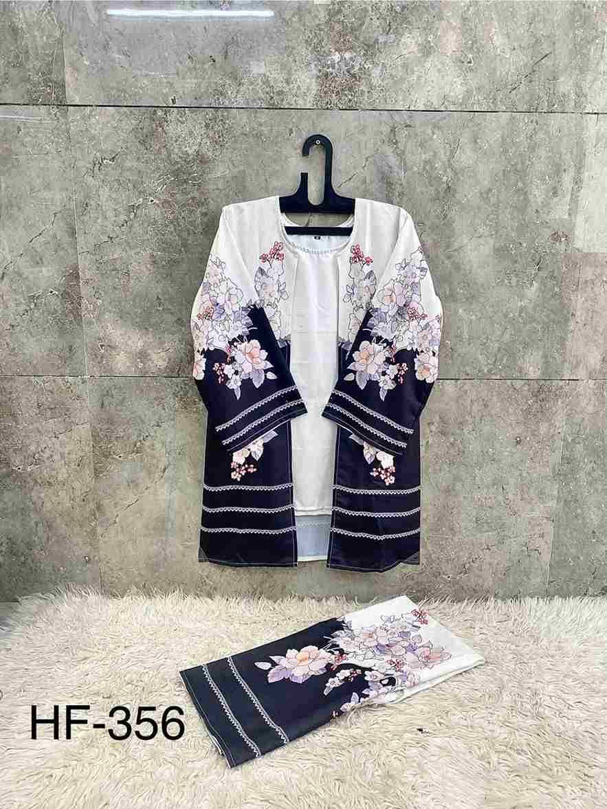 Hoor Tex Hit Design HF-356 By Hoor Tex Designer Stylish Fancy Colorful Beautiful Party Wear & Ethnic Wear Collection Rayon Satin Co-Ord At Wholesale Price