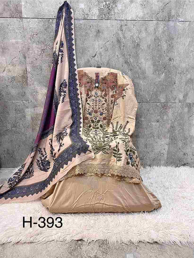 Hoor Tex Hit Design H-393 Colours By Hoor Tex H-393-A To H-393-B Series Designer Festive Pakistani Suits Collection Beautiful Stylish Fancy Colorful Party Wear & Occasional Wear Heavy Rayon With Embroidered Dresses At Wholesale Price