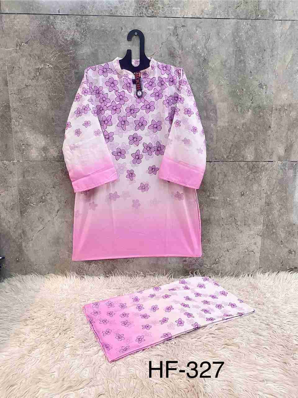 Hoor Tex Hit Design HF-327 Series By Hoor Tex HF-327 To HF-336 Series Designer Stylish Fancy Colorful Beautiful Casual Wear & Ethnic Wear Imported Rayon Satin Co-Ords At Wholesale Price