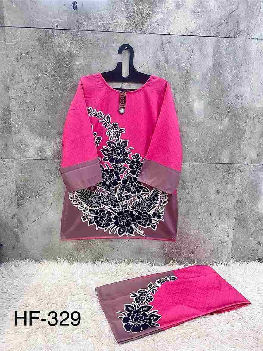 Hoor Tex Hit Design HF-327 Series By Hoor Tex HF-327 To HF-336 Series Designer Stylish Fancy Colorful Beautiful Casual Wear & Ethnic Wear Imported Rayon Satin Co-Ords At Wholesale Price