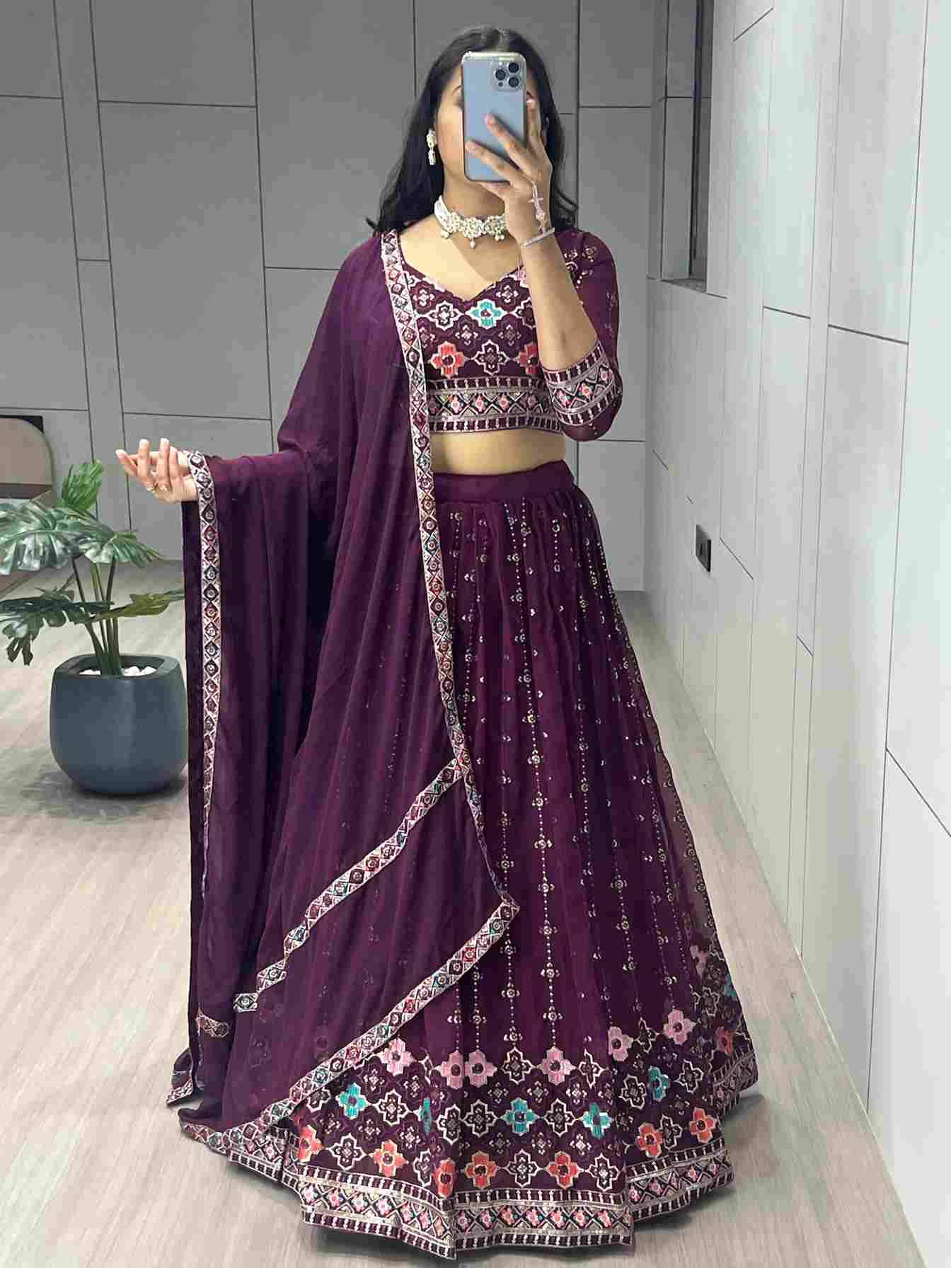 Gr-9029 Vol-2 By Fashid Wholesale Designer Beautiful Navratri Collection Occasional Wear & Party Wear Heavy Georgette Lehengas At Wholesale Price