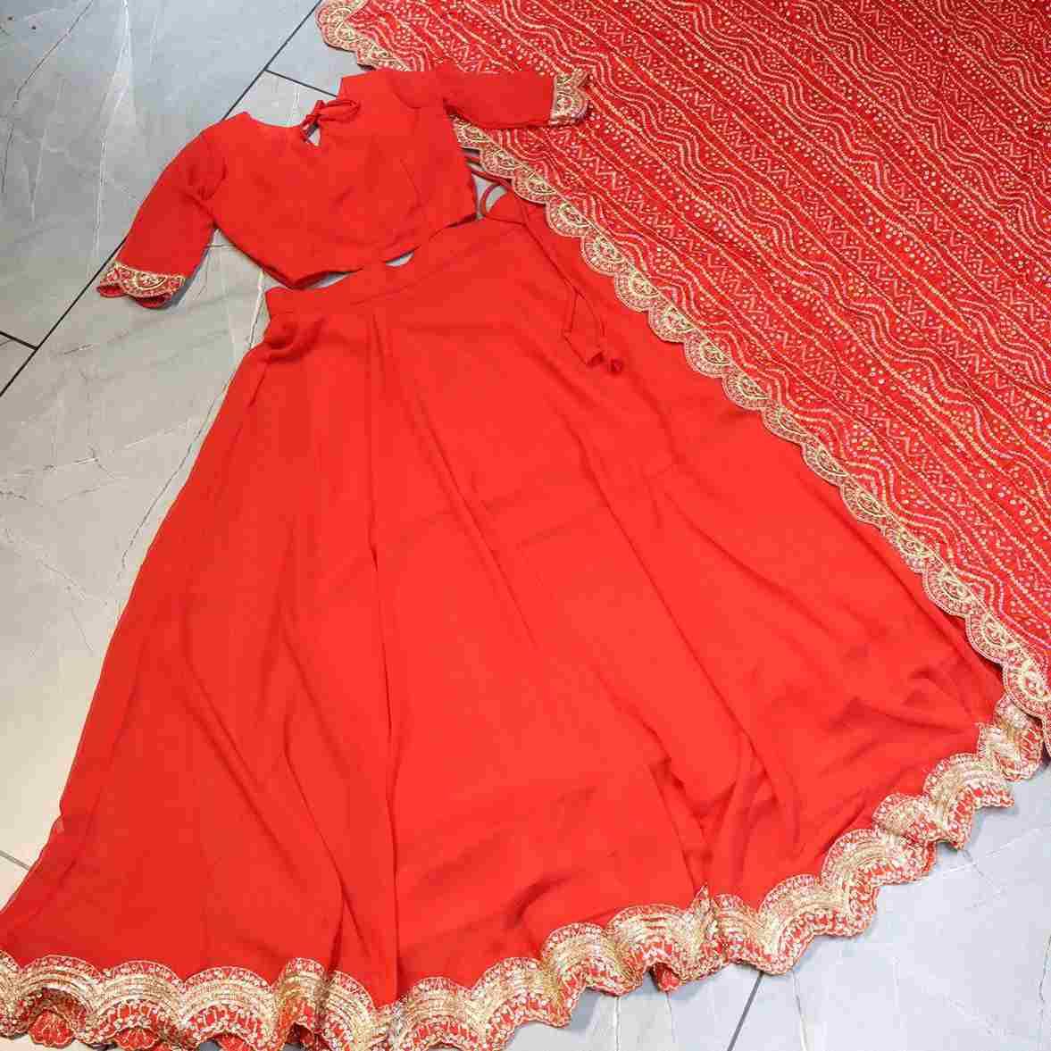 Gr-7142 By Fashid Wholesale Designer Beautiful Navratri Collection Occasional Wear & Party Wear Heavy Georgette Lehengas At Wholesale Price