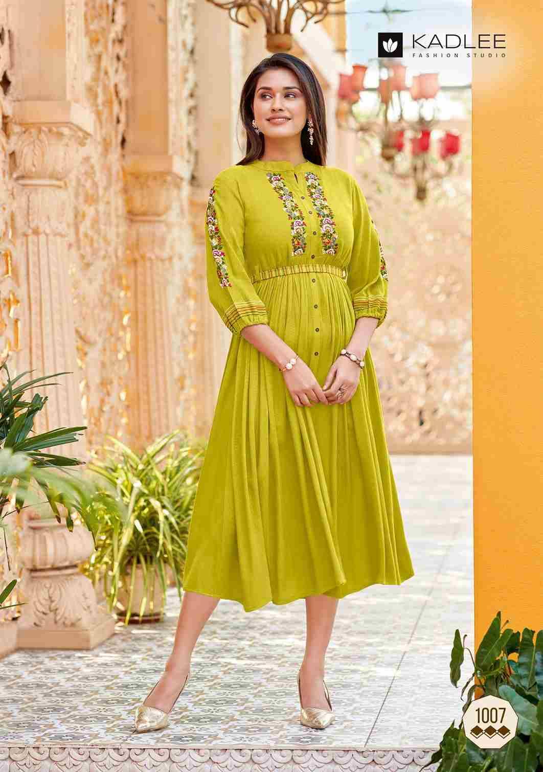 Ashmin Vol-2 By Kadlee 1007 To 1012 Series Designer Stylish Fancy Colorful Beautiful Party Wear & Ethnic Wear Collection Heavy Rayon Kurtis At Wholesale Price