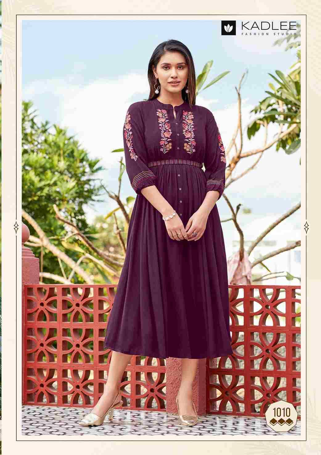 Ashmin Vol-2 By Kadlee 1007 To 1012 Series Designer Stylish Fancy Colorful Beautiful Party Wear & Ethnic Wear Collection Heavy Rayon Kurtis At Wholesale Price