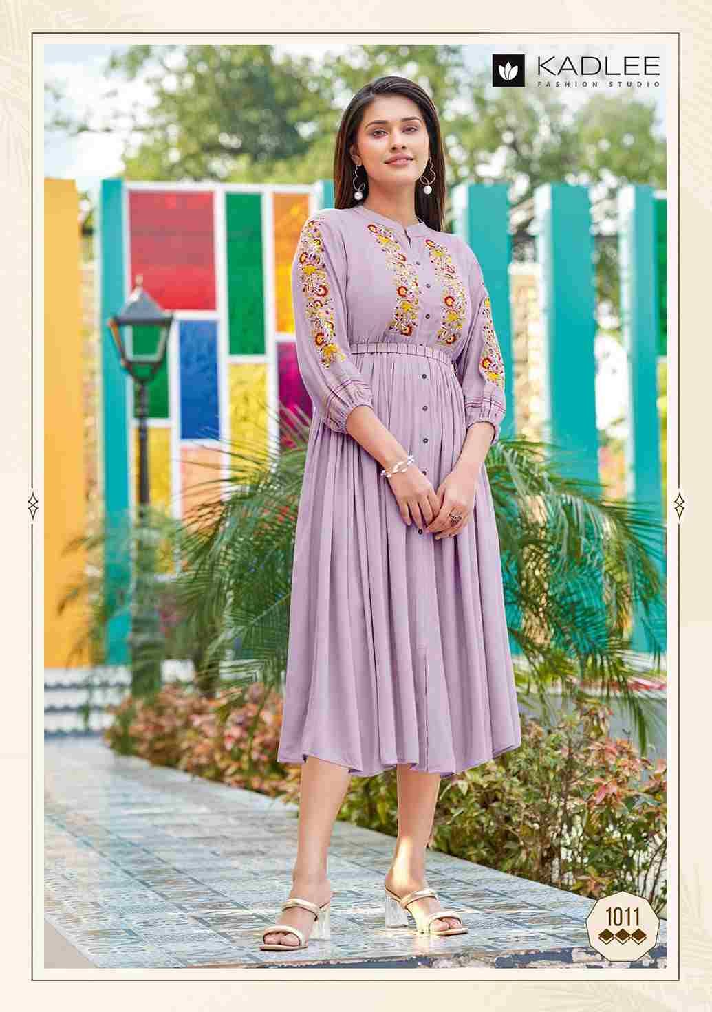 Ashmin Vol-2 By Kadlee 1007 To 1012 Series Designer Stylish Fancy Colorful Beautiful Party Wear & Ethnic Wear Collection Heavy Rayon Kurtis At Wholesale Price