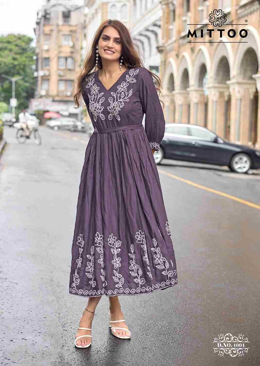 Queen By Mittoo 1001 To 1006 Series Designer Stylish Fancy Colorful Beautiful Party Wear & Ethnic Wear Collection Heavy Rayon Kurtis At Wholesale Price
