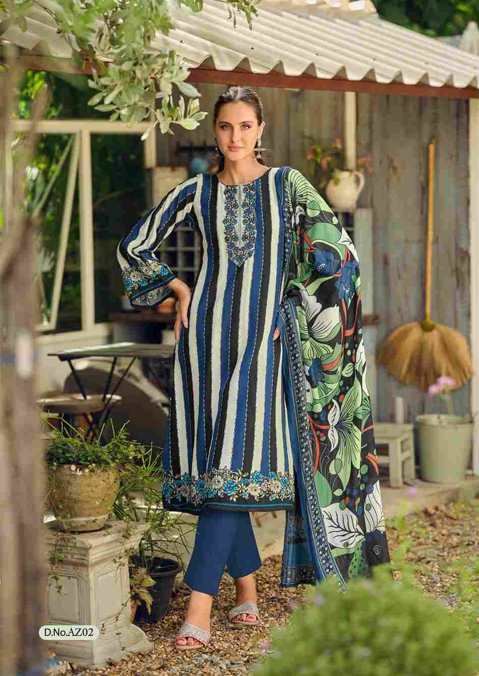 Azaa By Nisanka 01 To 06 Series Wholesale Designer Festive Suits Collection Beautiful Stylish Fancy Colorful Party Wear & Occasional Wear Pure Jam Satin Print Dresses At Wholesale Price
