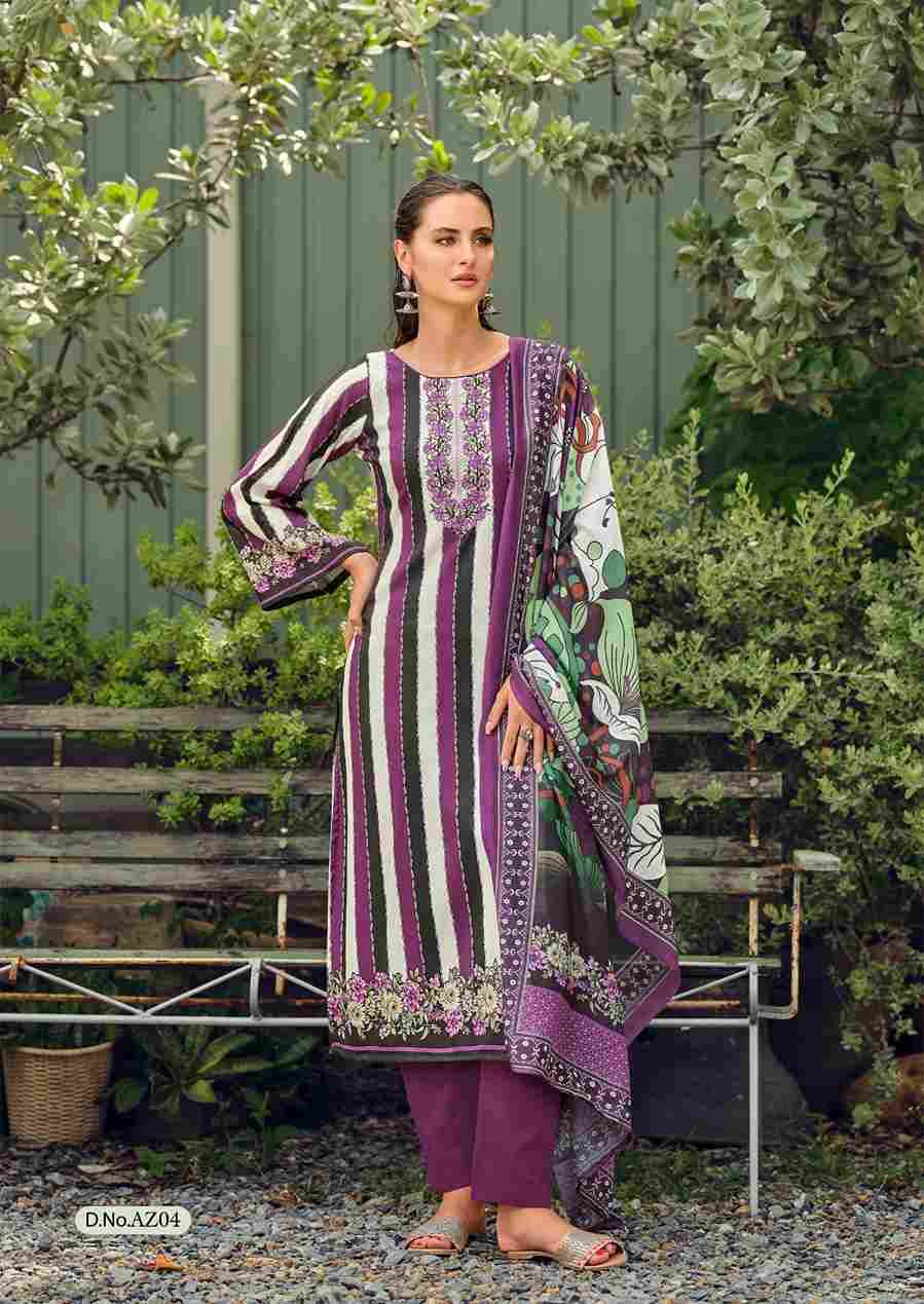 Azaa By Nisanka 01 To 06 Series Wholesale Designer Festive Suits Collection Beautiful Stylish Fancy Colorful Party Wear & Occasional Wear Pure Jam Satin Print Dresses At Wholesale Price