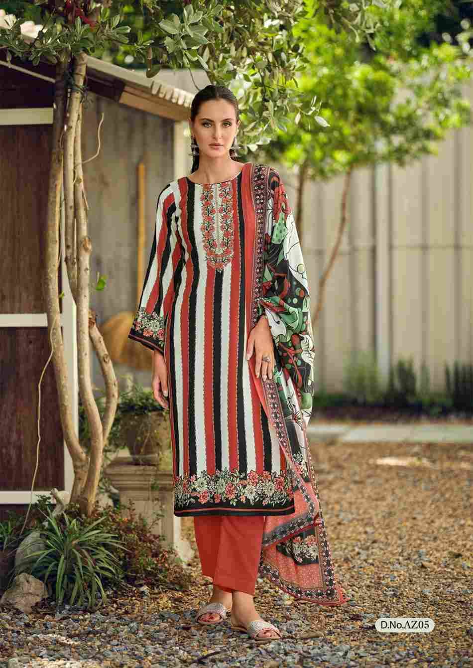 Azaa By Nisanka 01 To 06 Series Wholesale Designer Festive Suits Collection Beautiful Stylish Fancy Colorful Party Wear & Occasional Wear Pure Jam Satin Print Dresses At Wholesale Price