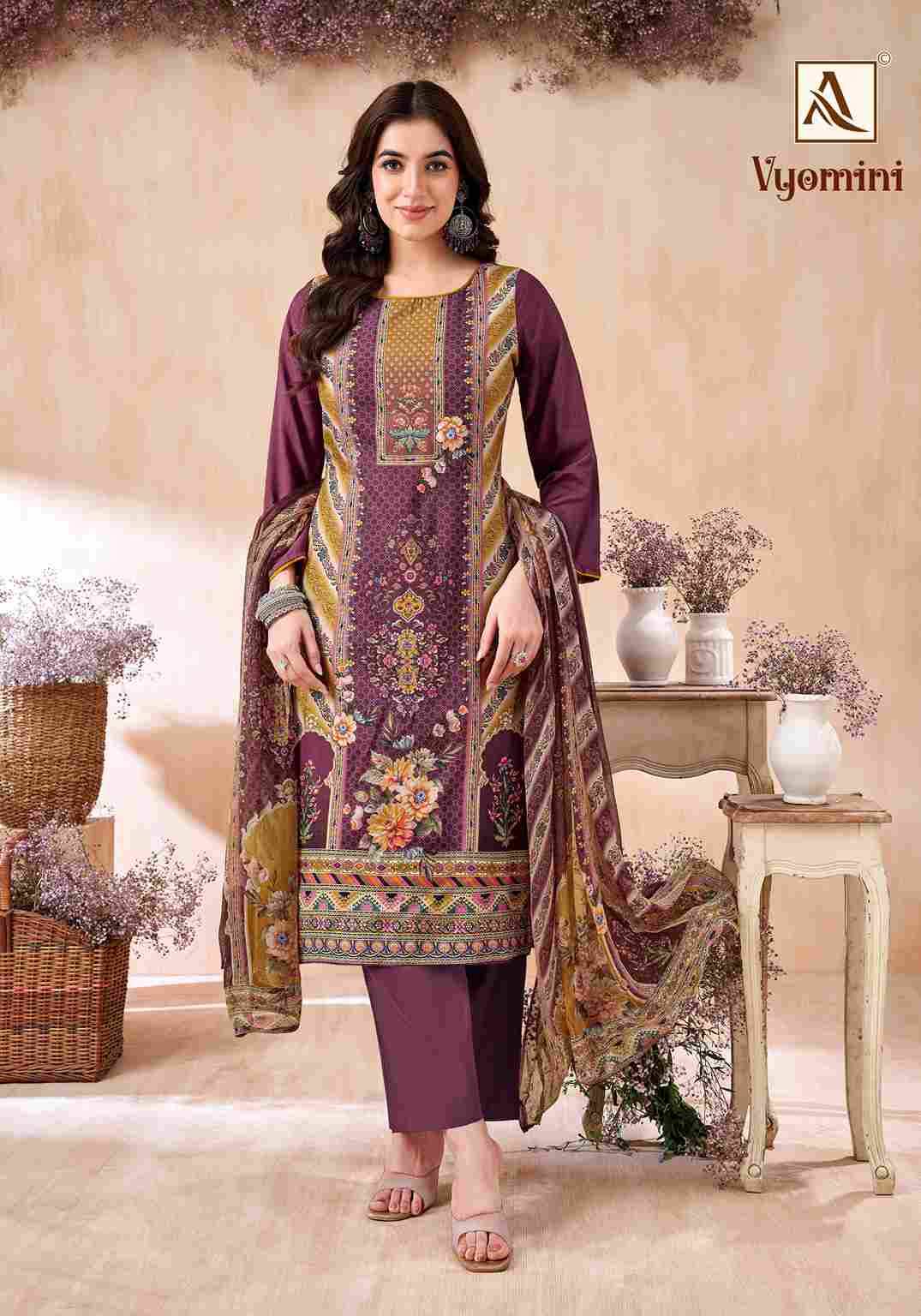 Vyomini By Alok Suit 2013-824-01 To 2013-824-06 Series Beautiful Festive Suits Stylish Fancy Colorful Casual Wear & Ethnic Wear Pure Viscose Muslin Dresses At Wholesale Price