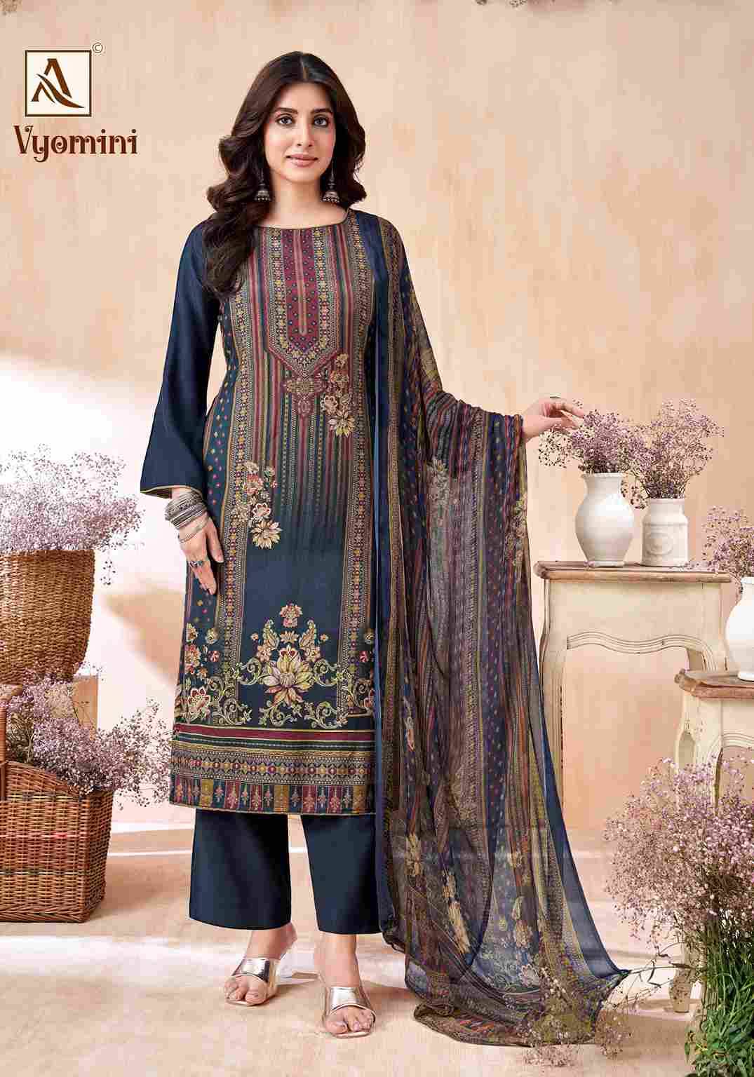 Vyomini By Alok Suit 2013-824-01 To 2013-824-06 Series Beautiful Festive Suits Stylish Fancy Colorful Casual Wear & Ethnic Wear Pure Viscose Muslin Dresses At Wholesale Price