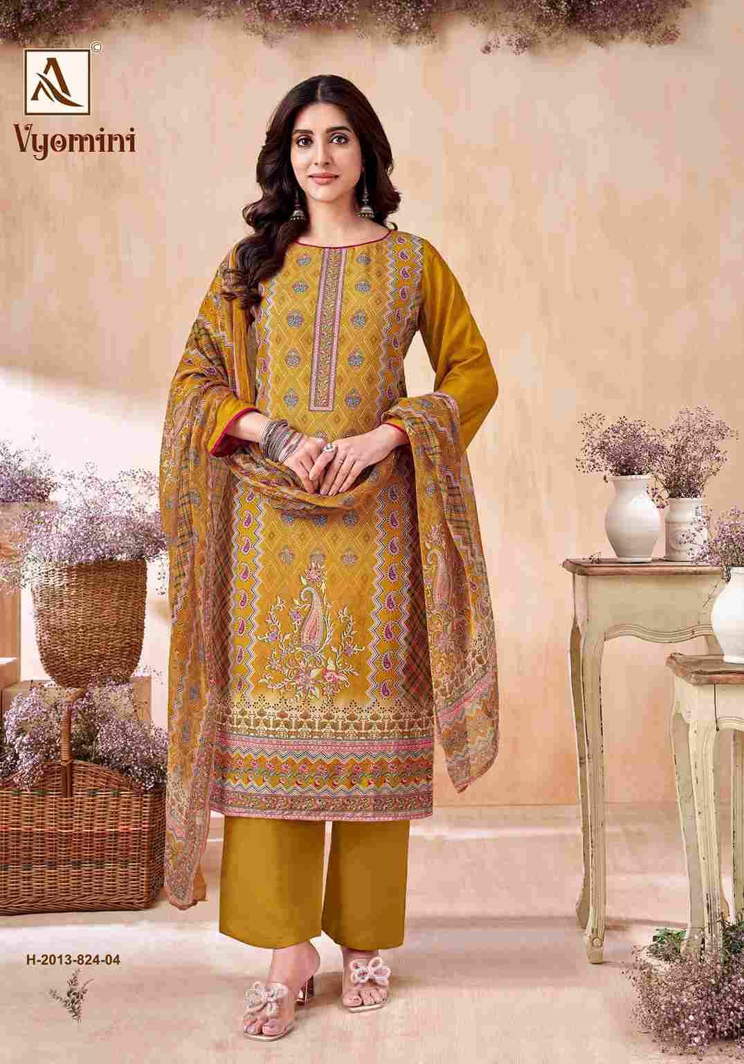 Vyomini By Alok Suit 2013-824-01 To 2013-824-06 Series Beautiful Festive Suits Stylish Fancy Colorful Casual Wear & Ethnic Wear Pure Viscose Muslin Dresses At Wholesale Price