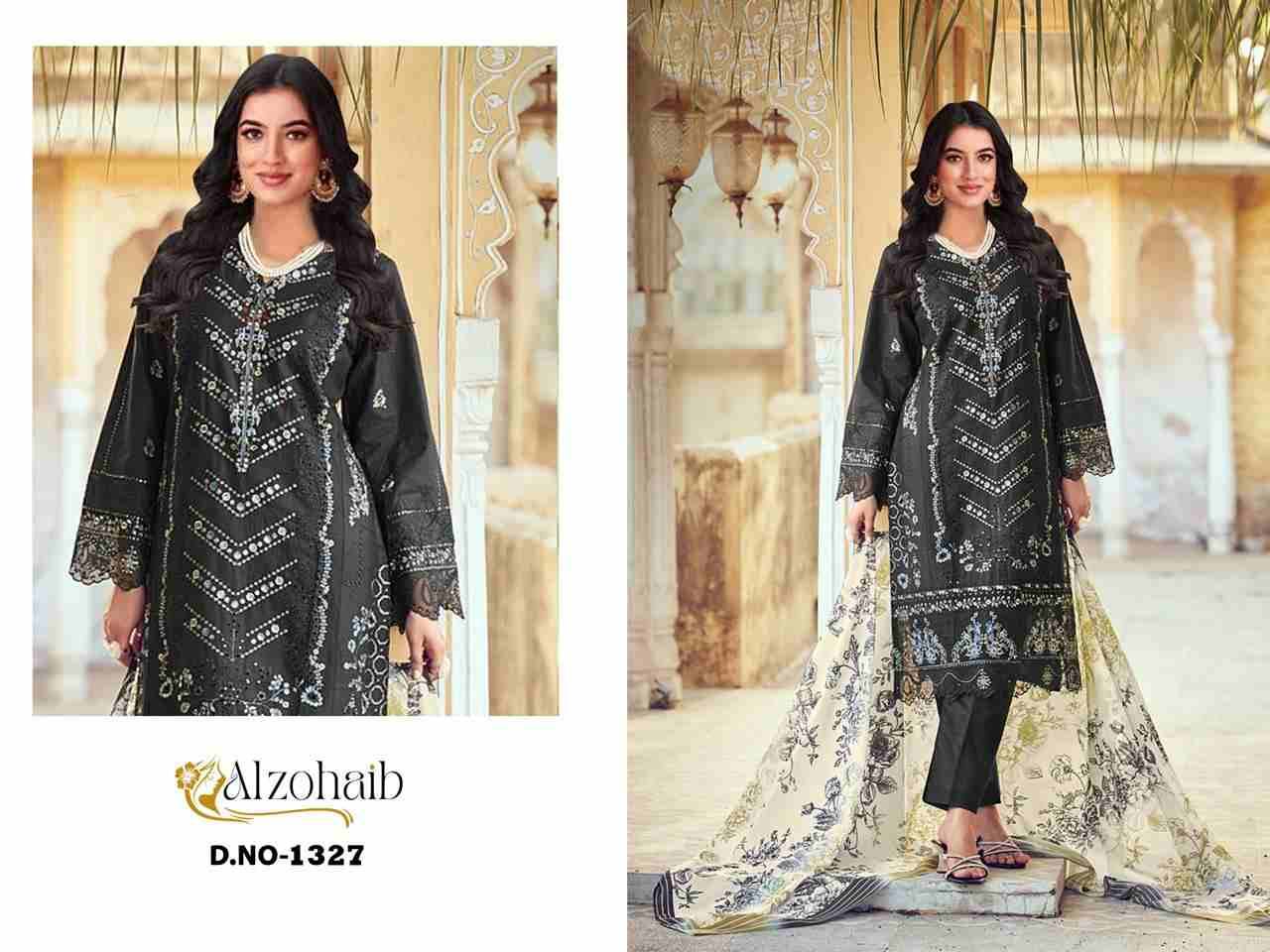 Heena By Alzohaib 1326 To 1327 Series Beautiful Pakistani Suits Stylish Fancy Colorful Party Wear & Occasional Wear Pure Cotton Print Dresses At Wholesale Price