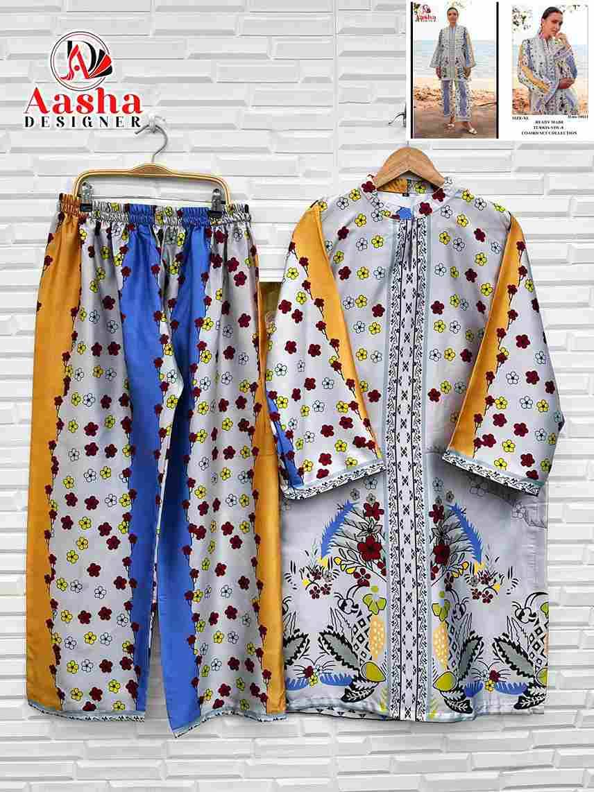 Turkis Vol-8 By Aasha Designer 10029 To 10032 Series Designer Stylish Fancy Colorful Beautiful Casual Wear & Ethnic Wear Modal Satin Co-Ords At Wholesale Price