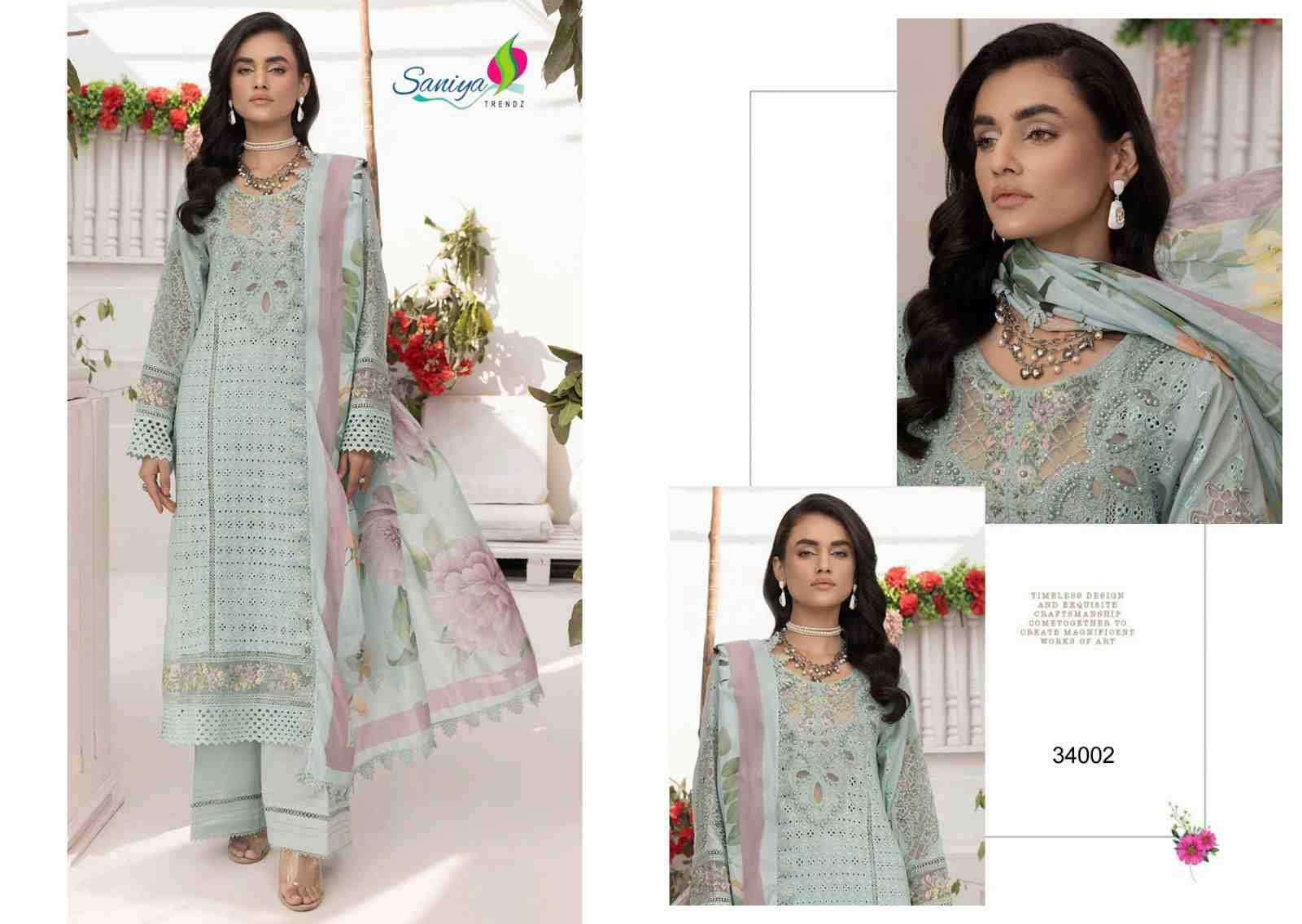 Adan Libas Chikankari Vol-34 By Saniya Trendz Beautiful Pakistani Suits Colorful Stylish Fancy Casual Wear & Ethnic Wear Cotton Embroidered Dresses At Wholesale Price