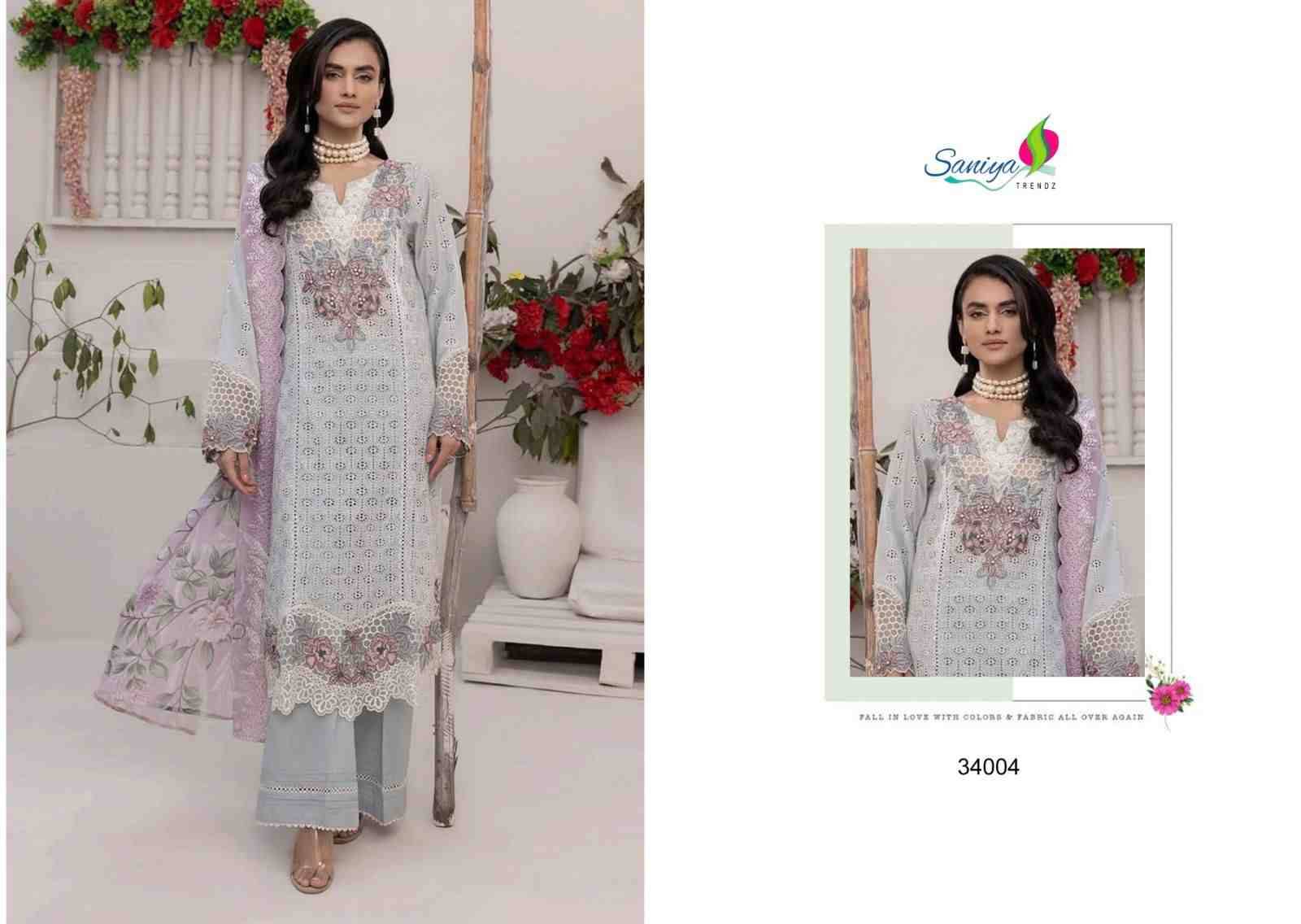 Adan Libas Chikankari Vol-34 By Saniya Trendz Beautiful Pakistani Suits Colorful Stylish Fancy Casual Wear & Ethnic Wear Cotton Embroidered Dresses At Wholesale Price