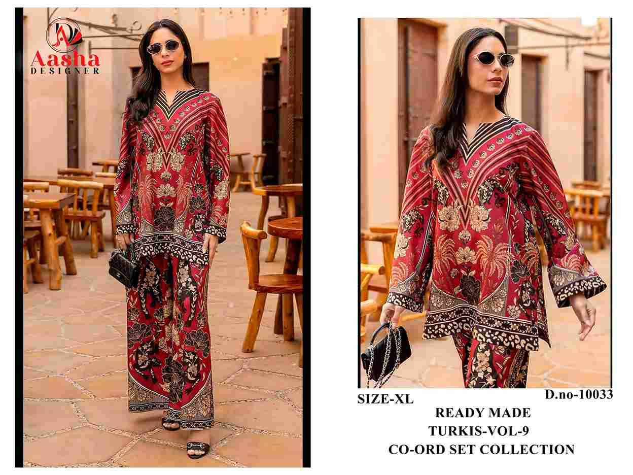 Turkis Vol-9 By Aasha Designer 10033 To 10036 Series Designer Stylish Fancy Colorful Beautiful Casual Wear & Ethnic Wear Modal Satin Co-Ords At Wholesale Price