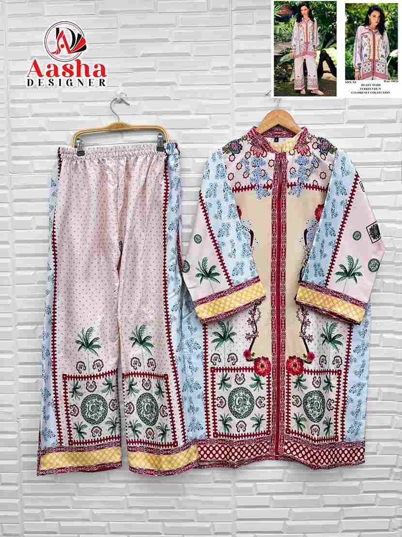 Turkis Vol-9 By Aasha Designer 10033 To 10036 Series Designer Stylish Fancy Colorful Beautiful Casual Wear & Ethnic Wear Modal Satin Co-Ords At Wholesale Price