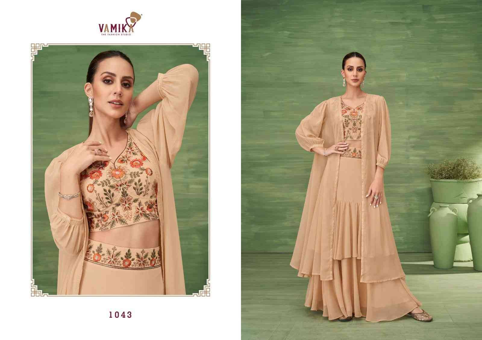 Celebrity Vol-5 By Vamika 1043 To 1045 Series Designer Beautiful Navratri Collection Occasional Wear & Party Wear Fancy Lehengas At Wholesale Price