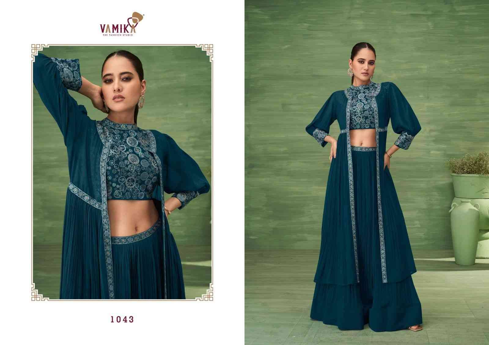 Celebrity Vol-5 By Vamika 1043 To 1045 Series Designer Beautiful Navratri Collection Occasional Wear & Party Wear Fancy Lehengas At Wholesale Price