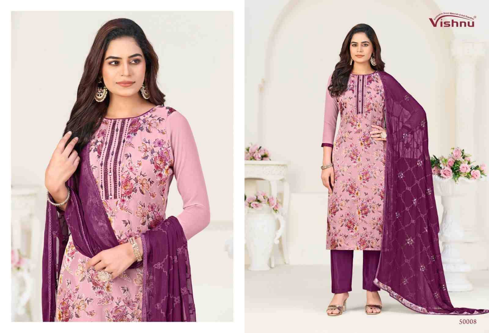 Libbas Vol-2 By Vishnu 50001 To 50012 Series Beautiful Stylish Festive Suits Fancy Colorful Casual Wear & Ethnic Wear & Ready To Wear Georgette Brasso Dresses At Wholesale Price