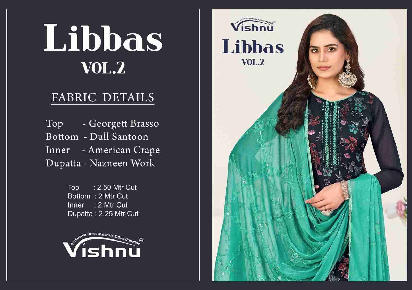 Libbas Vol-2 By Vishnu 50001 To 50012 Series Beautiful Stylish Festive Suits Fancy Colorful Casual Wear & Ethnic Wear & Ready To Wear Georgette Brasso Dresses At Wholesale Price