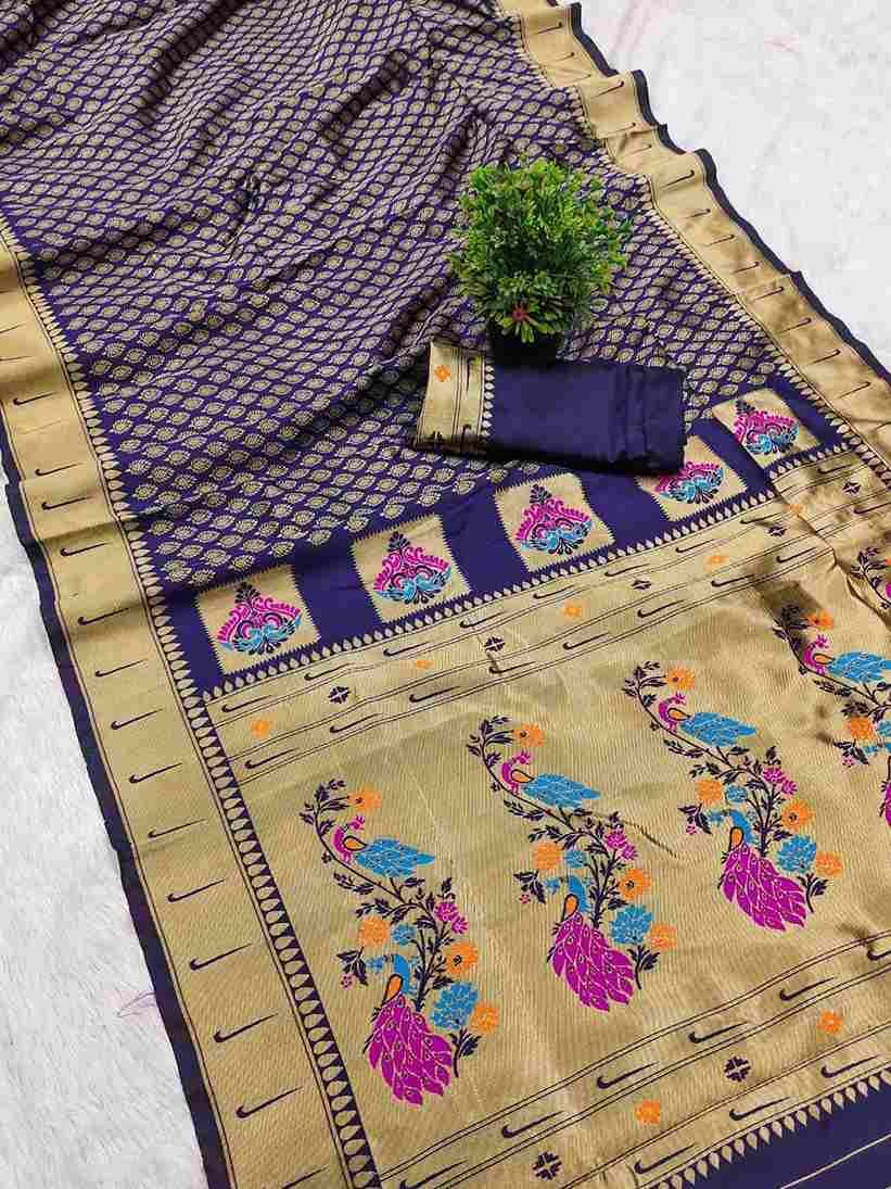 Lc-916 By Fashid Wholesale 01 To 08 Series Indian Traditional Wear Collection Beautiful Stylish Fancy Colorful Party Wear & Occasional Wear Paithani Silk Sarees At Wholesale Price