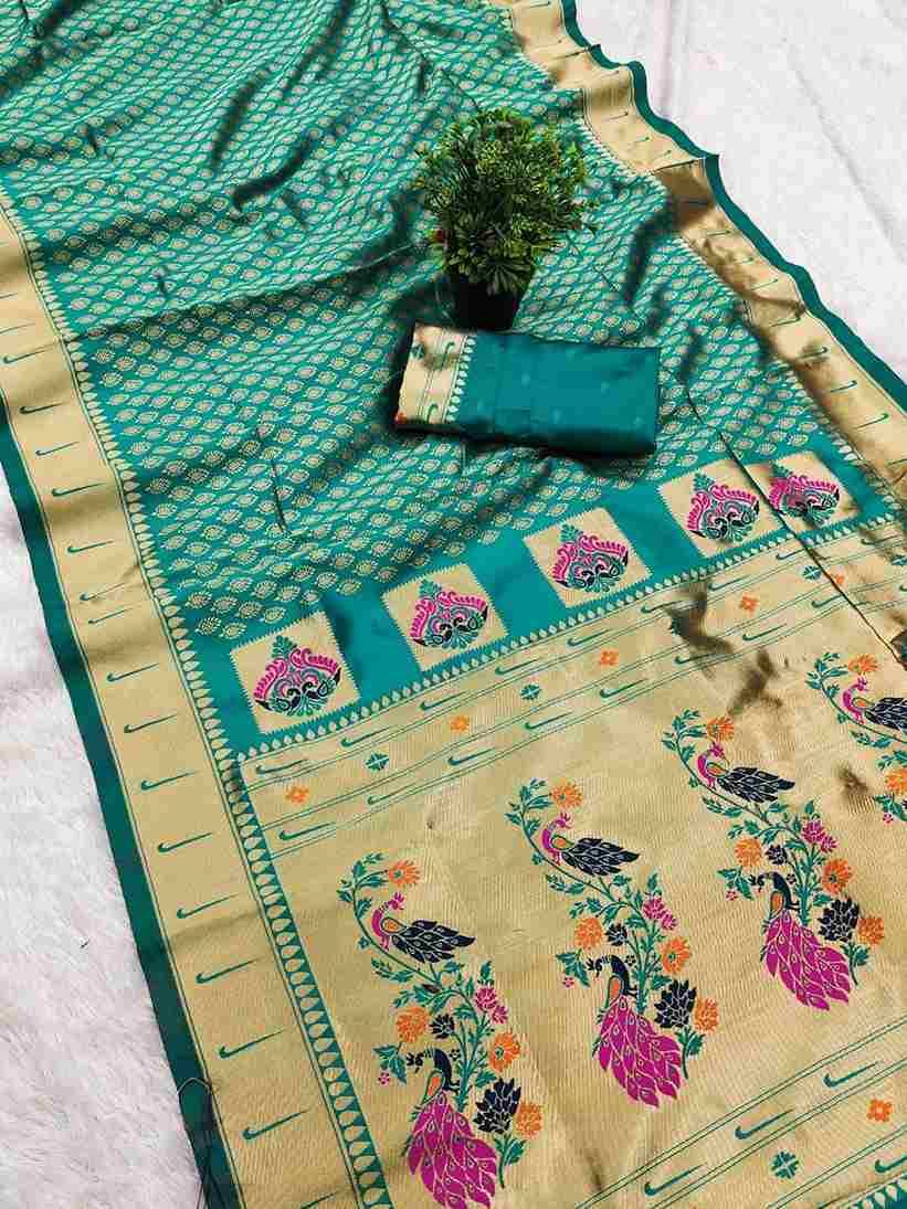 Lc-916 By Fashid Wholesale 01 To 08 Series Indian Traditional Wear Collection Beautiful Stylish Fancy Colorful Party Wear & Occasional Wear Paithani Silk Sarees At Wholesale Price