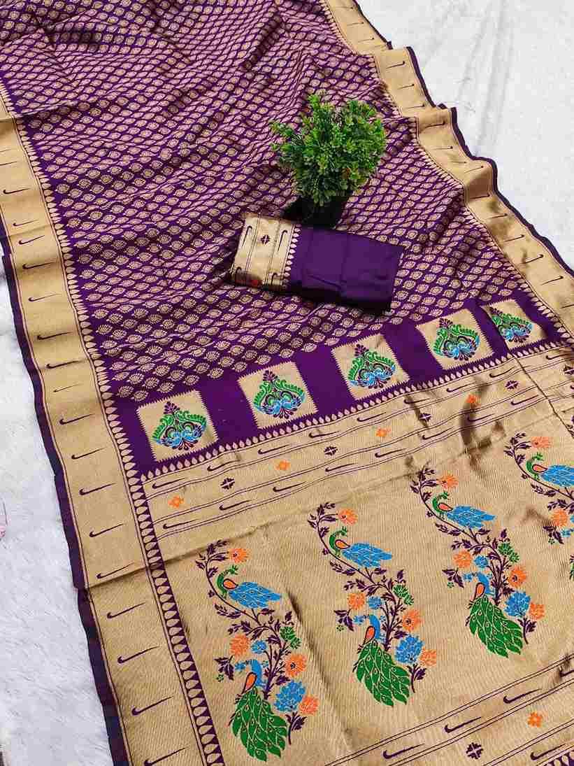Lc-916 By Fashid Wholesale 01 To 08 Series Indian Traditional Wear Collection Beautiful Stylish Fancy Colorful Party Wear & Occasional Wear Paithani Silk Sarees At Wholesale Price