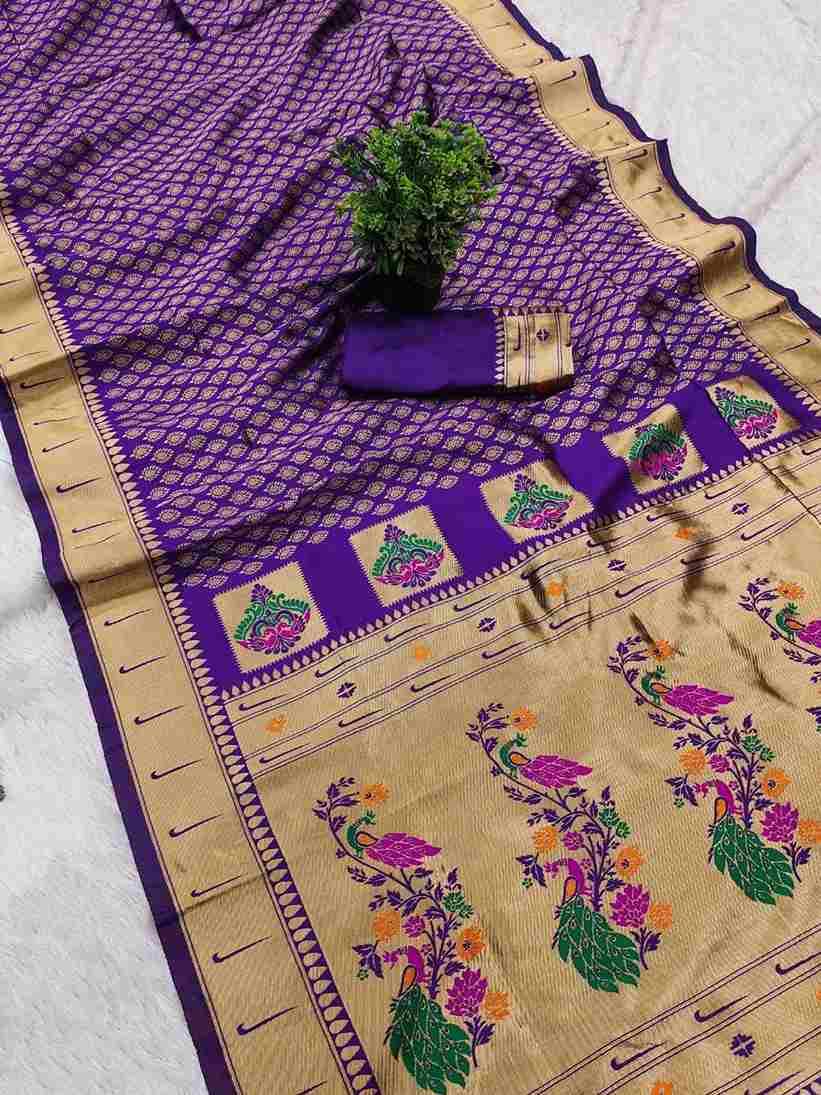 Lc-916 By Fashid Wholesale 01 To 08 Series Indian Traditional Wear Collection Beautiful Stylish Fancy Colorful Party Wear & Occasional Wear Paithani Silk Sarees At Wholesale Price