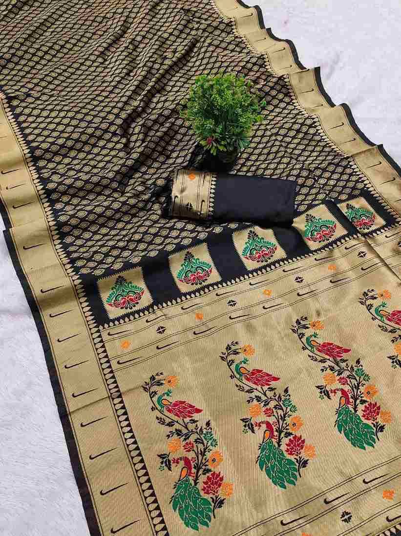 Lc-916 By Fashid Wholesale 01 To 08 Series Indian Traditional Wear Collection Beautiful Stylish Fancy Colorful Party Wear & Occasional Wear Paithani Silk Sarees At Wholesale Price