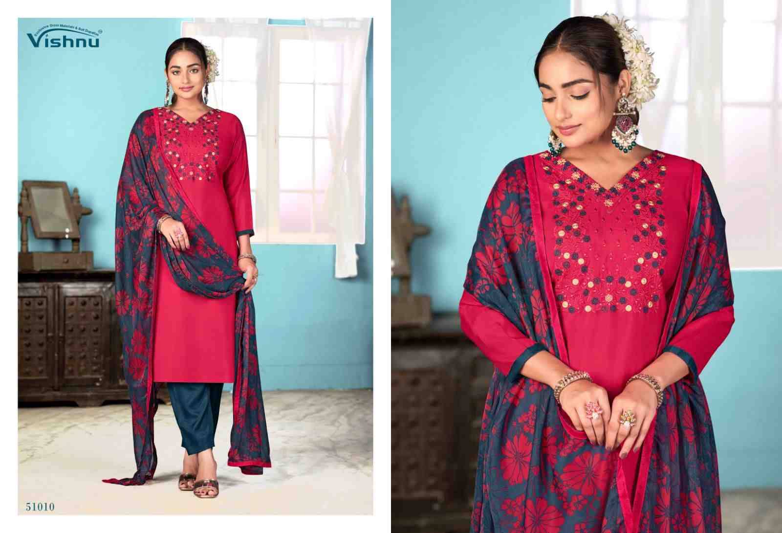 Dermy Cool Vol-24 By Vishnu 51001 To 51012 Series Beautiful Stylish Festive Suits Fancy Colorful Casual Wear & Ethnic Wear & Ready To Wear Viscose Silk Dresses At Wholesale Price