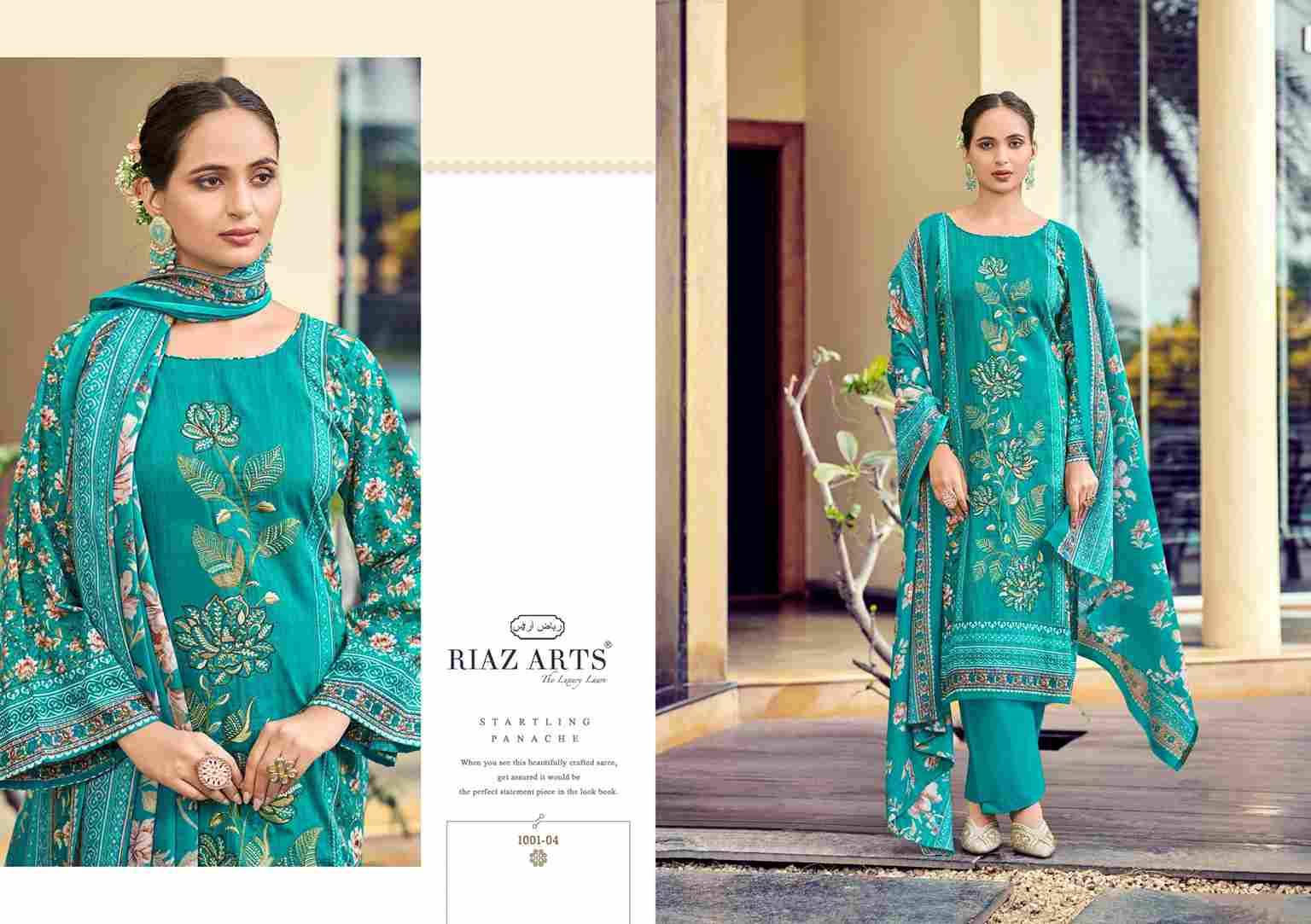 Bin Saeed By Riaz Arts 1001-01 To 1001-06 Series Beautiful Festive Suits Stylish Fancy Colorful Casual Wear & Ethnic Wear Pure Cotton Print Dresses At Wholesale Price