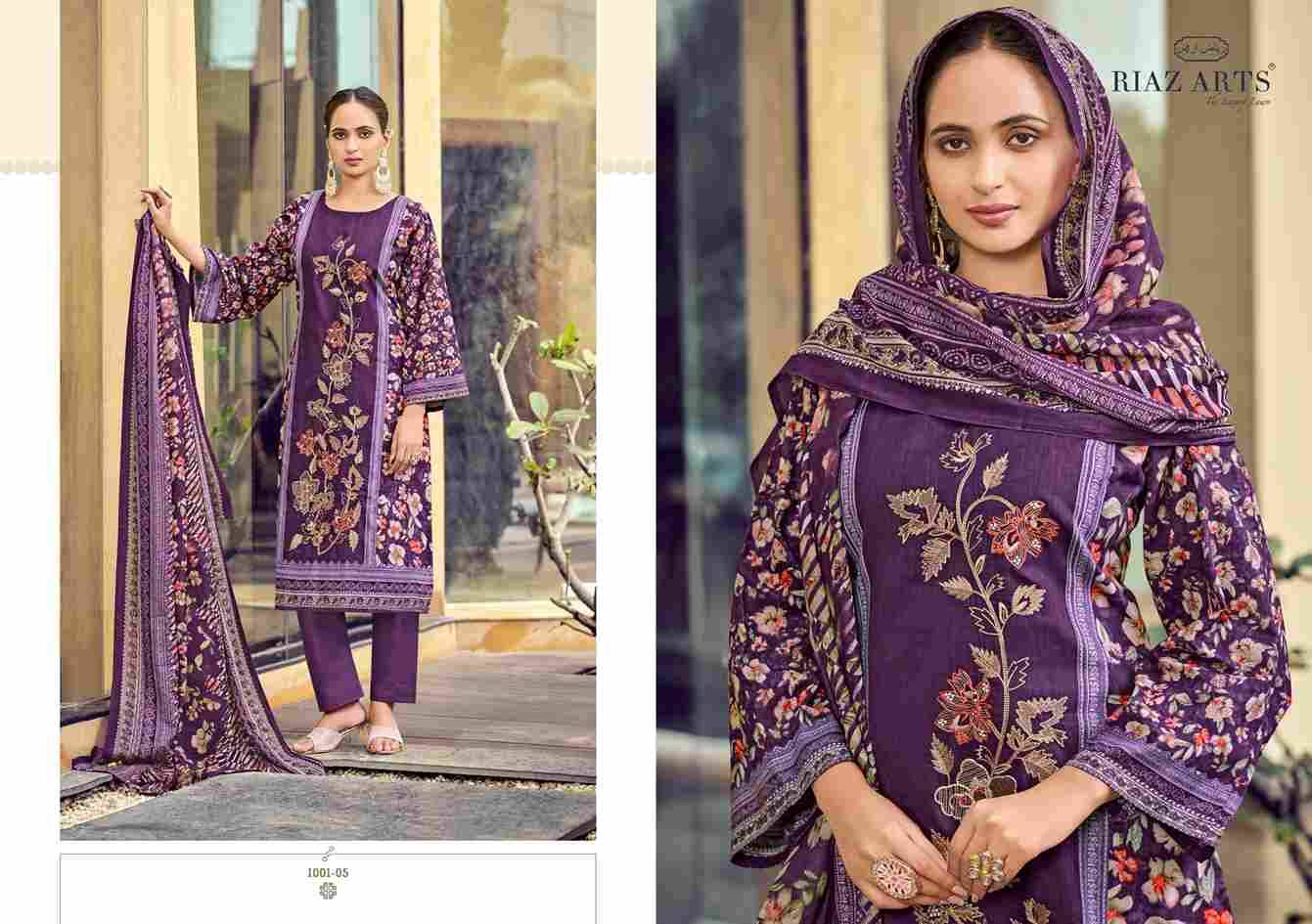 Bin Saeed By Riaz Arts 1001-01 To 1001-06 Series Beautiful Festive Suits Stylish Fancy Colorful Casual Wear & Ethnic Wear Pure Cotton Print Dresses At Wholesale Price