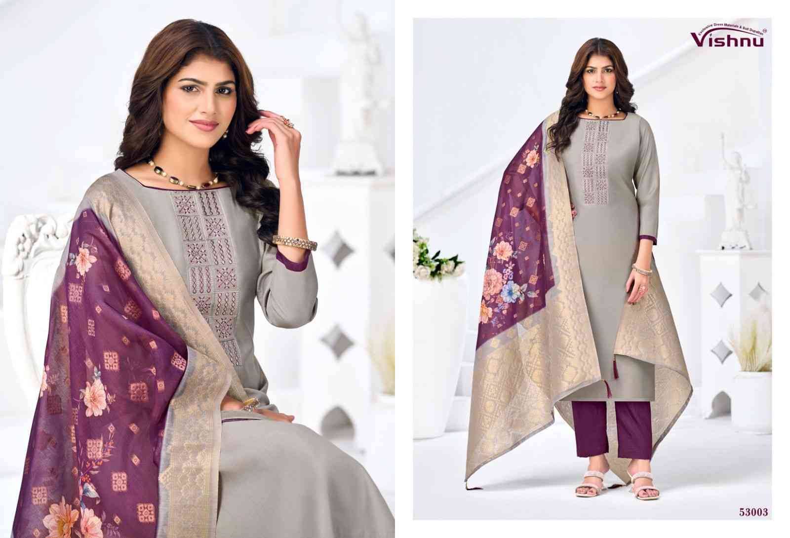Vyomika Vol-2 By Vishnu 53001 To 53012 Series Beautiful Stylish Festive Suits Fancy Colorful Casual Wear & Ethnic Wear & Ready To Wear Gadhwal Silk Dresses At Wholesale Price